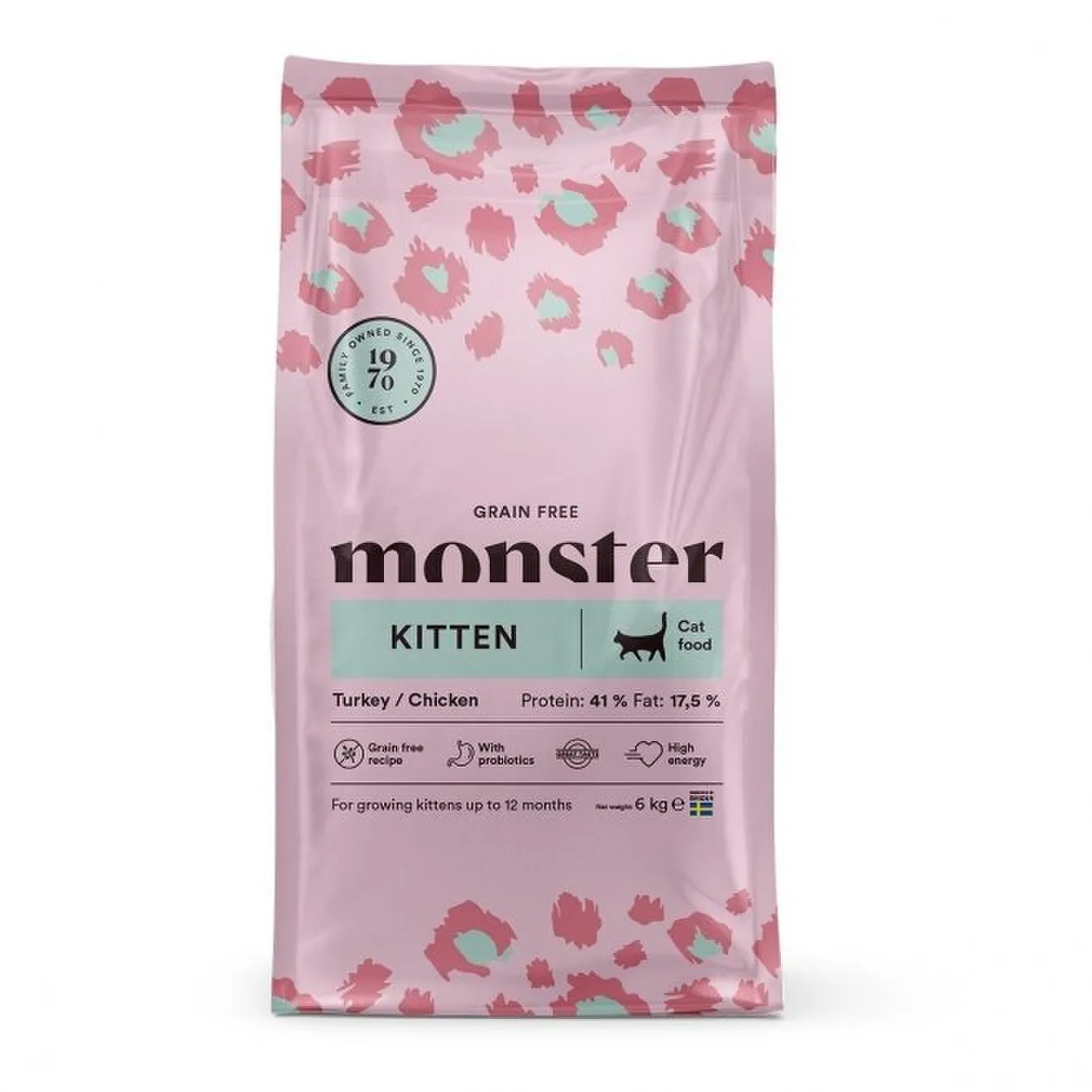 Monster Cat Grain Free kattunge kalkon/kyckling 6 kg – kattfoder Monster Cat Grain Free kattunge kalkon/kyckling 6 kg – kattfoder