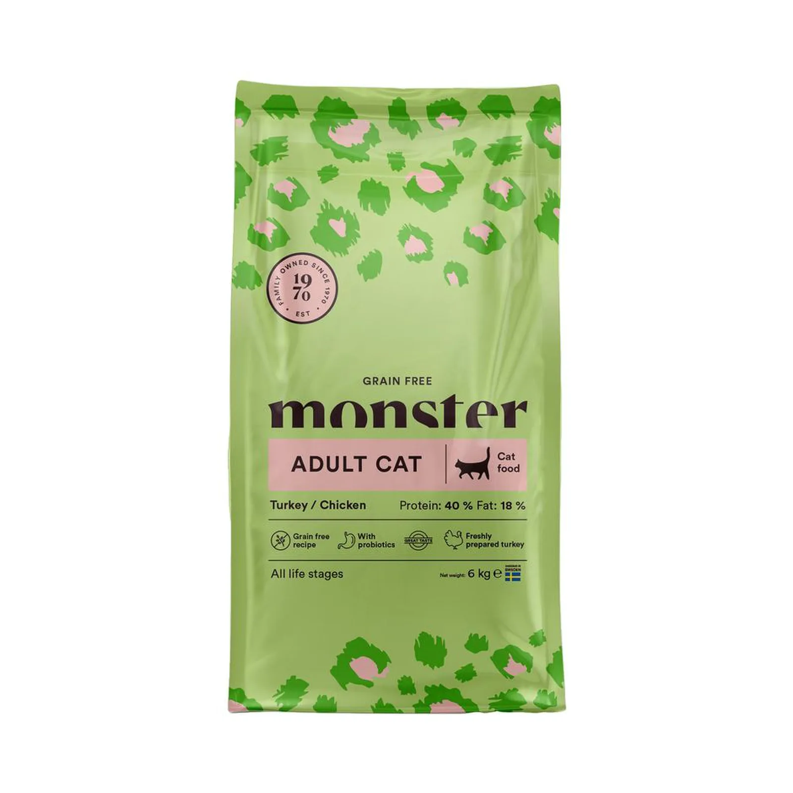 Monster Cat Grain Free vuxen kalkon/kyckling 6 kg – kattfoder Monster Cat Grain Free vuxen kalkon/kyckling 6 kg – kattfoder