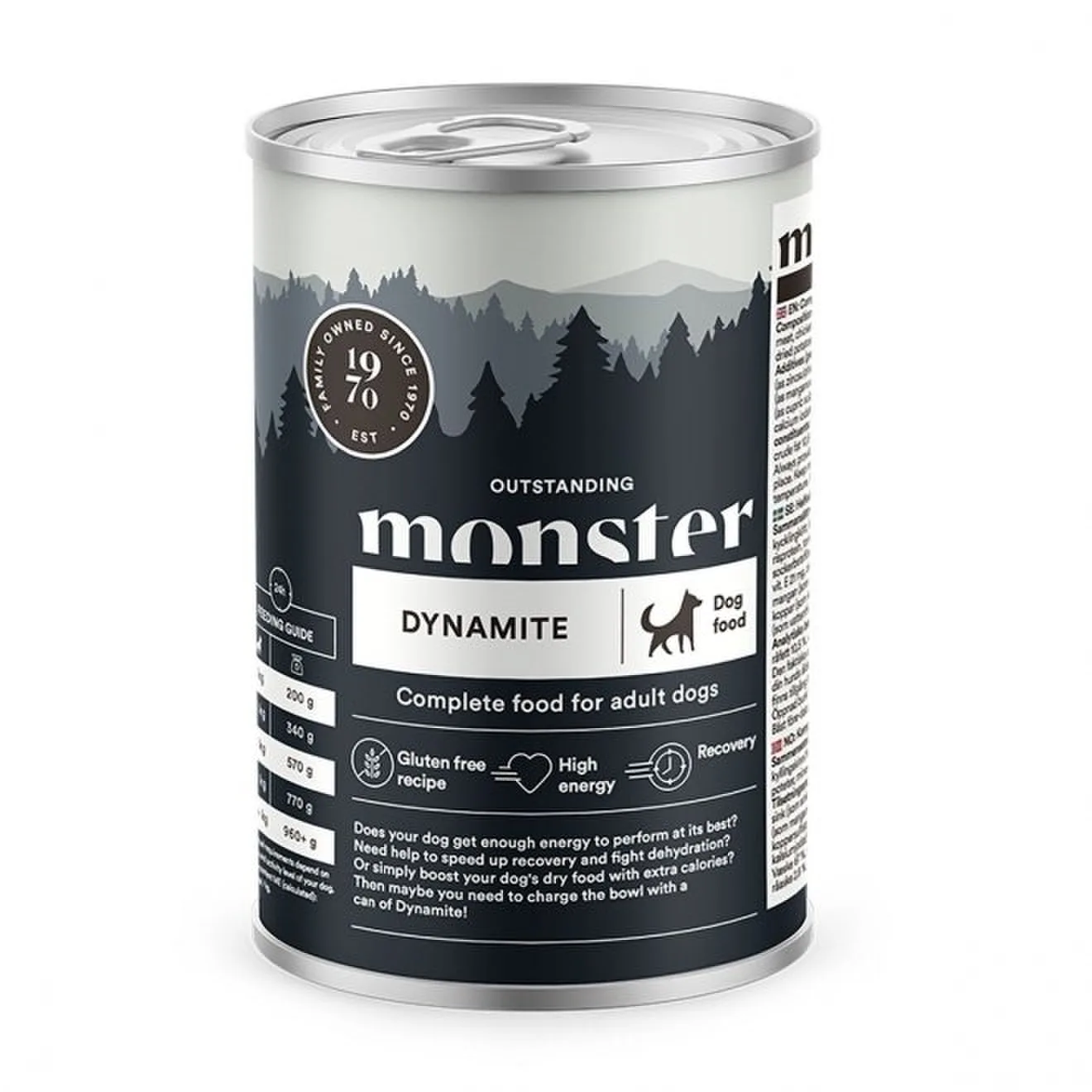 Monster Dog Dynamite Burk 400 g – hundfoder