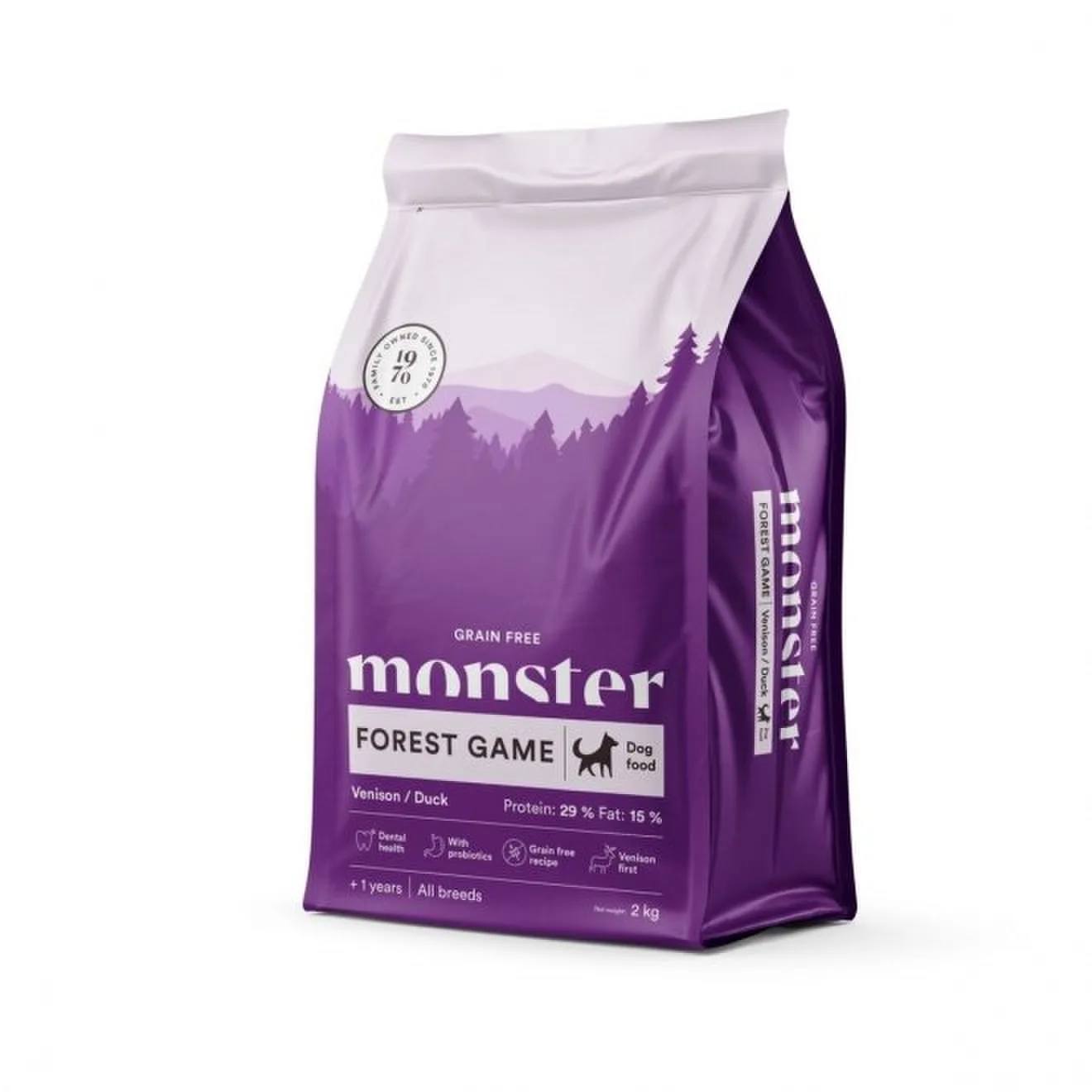 Monster Dog Grain Free Forest vilt 2 kg – hundfoder Monster Dog Grain Free Forest vilt 2 kg – hundfoder