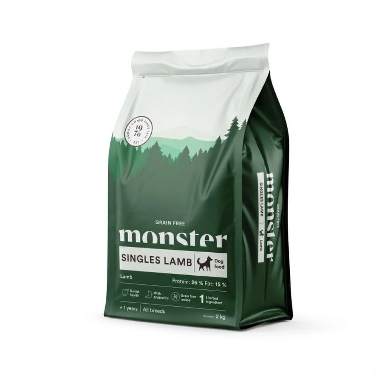 Monster Dog Grain Free Singles lamm 2 kg – hundfoder Monster Dog Grain Free Singles lamm 2 kg – hundfoder