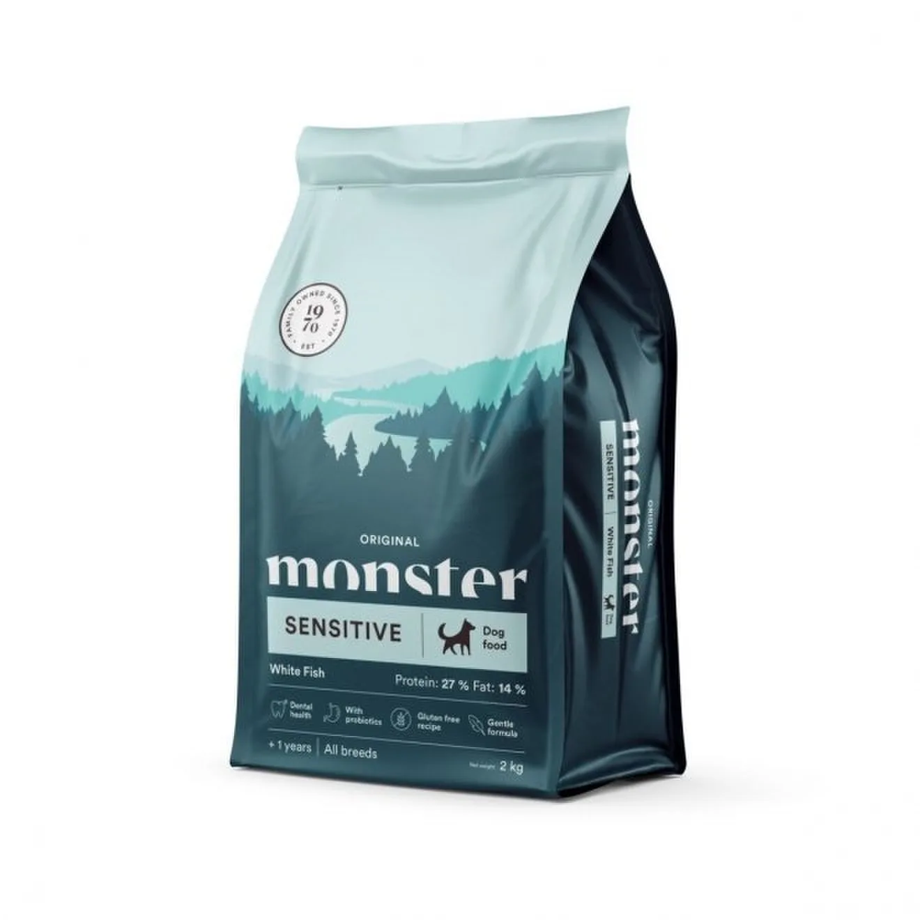 Monster Dog Original Sensitive vit fisk 2 kg – hundfoder Monster Dog Original Sensitive vit fisk 2 kg – hundfoder