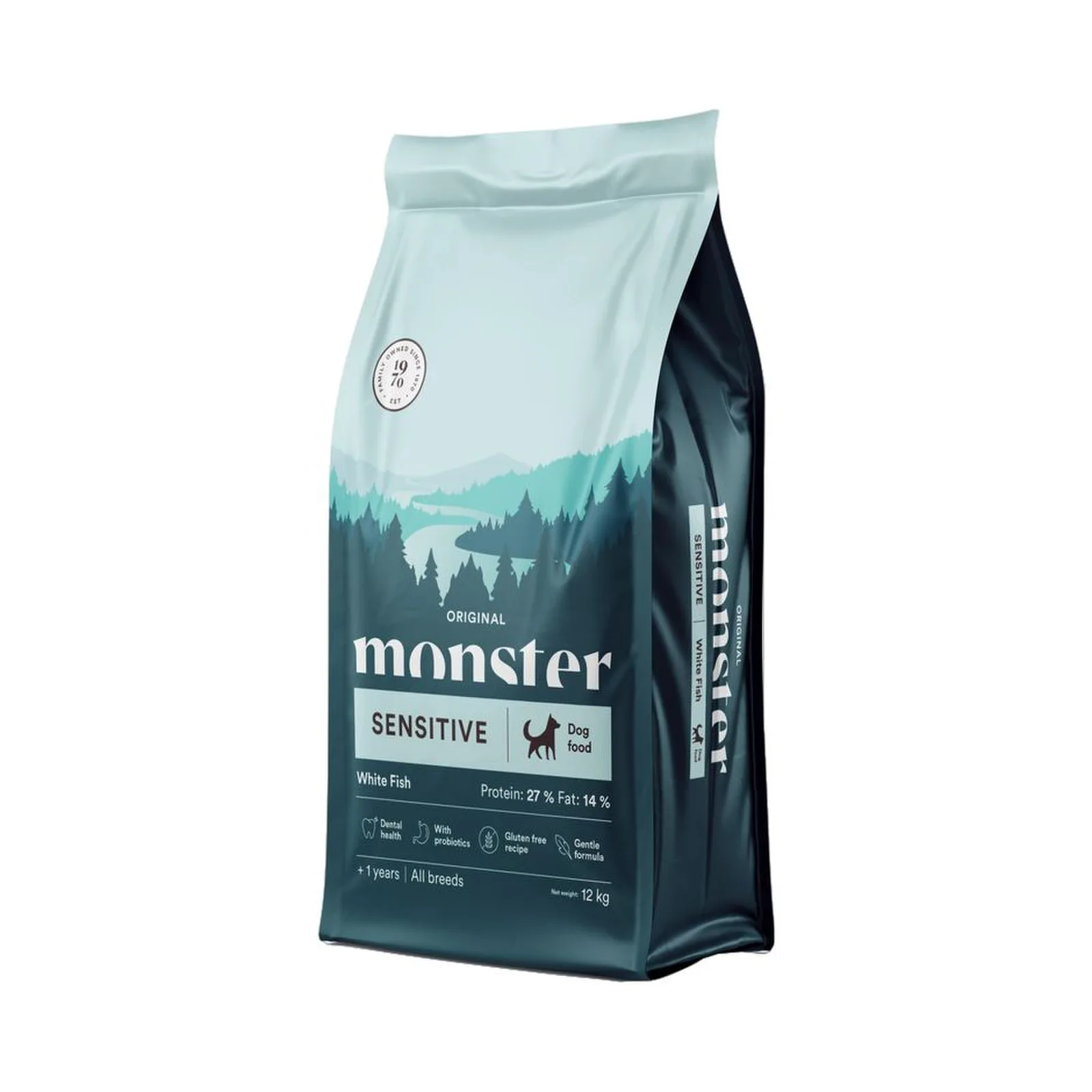 Monster Dog Original valp Sens vit fisk 12 kg – hundfoder