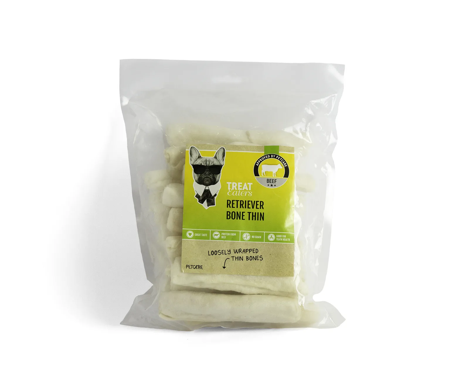 Treateaters Retriever Bone Thin 20-pcs – tuggben för hund Treateaters Retriever Bone Thin 20-pcs – tuggben för hund
