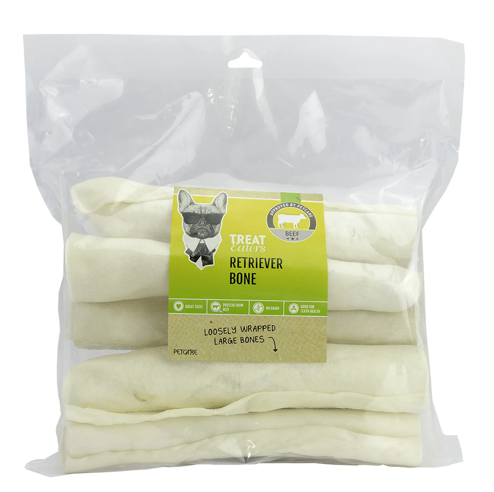 Treateaters Retriver Bone 23×4,5 cm 5 pcs – tuggben för hund Treateaters Retriver Bone 23x4,5 cm 5 pcs – tuggben för hund