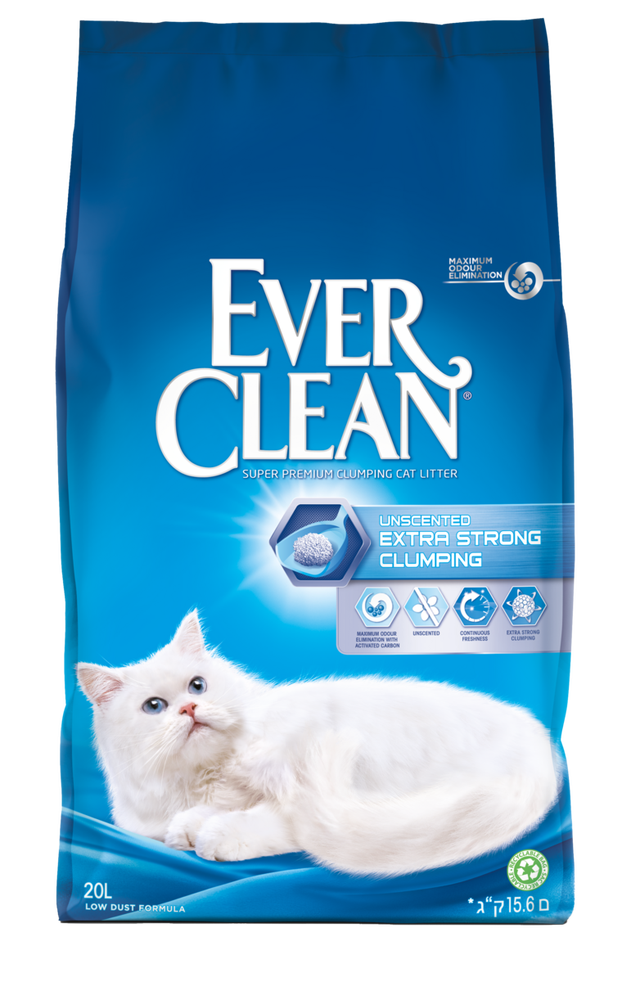 Ever Clean Extra Strong Unscented 20 L (utan bakgrund)