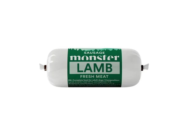 Monster Dog korv lamm 80 g – hundfoder