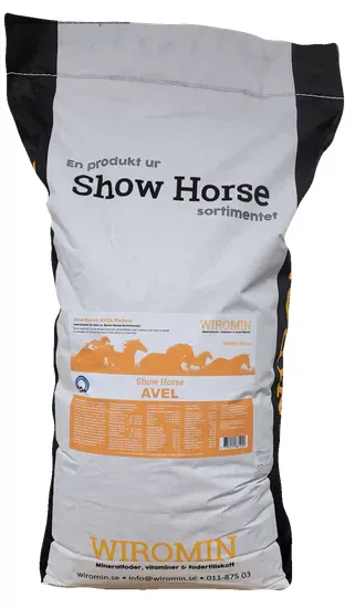 Show Horse AVEL Mineralpellets 18 kg – mineralfoder för häst från Wiromine
