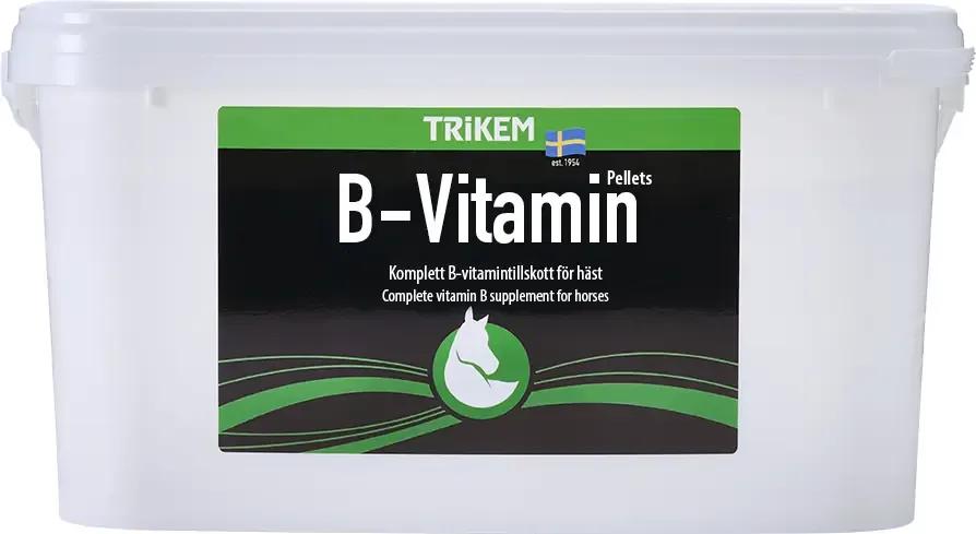 B-Vitamin Pellets 3500 g – tillskott för häst från Trikem