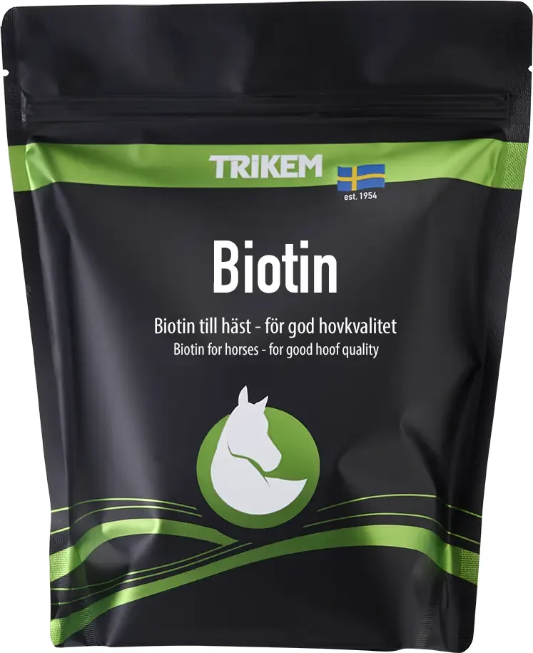 Biotin 1000 g – tillskott för häst från Trikem