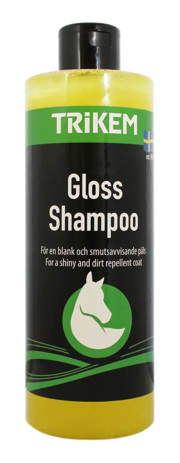 Gloss schampo 500 ml – tillskott för häst från Trikem