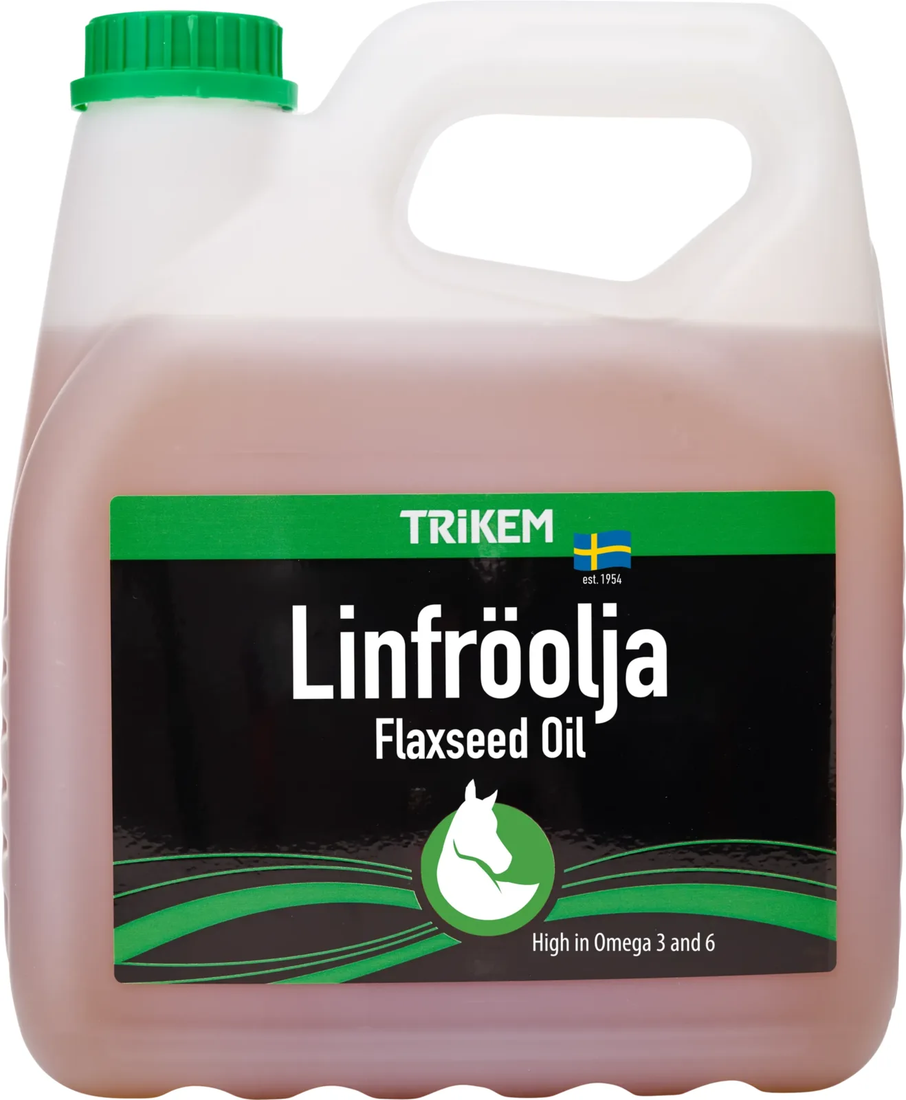 LinfröOlja 3000 ml – tillskott för häst från Trikem