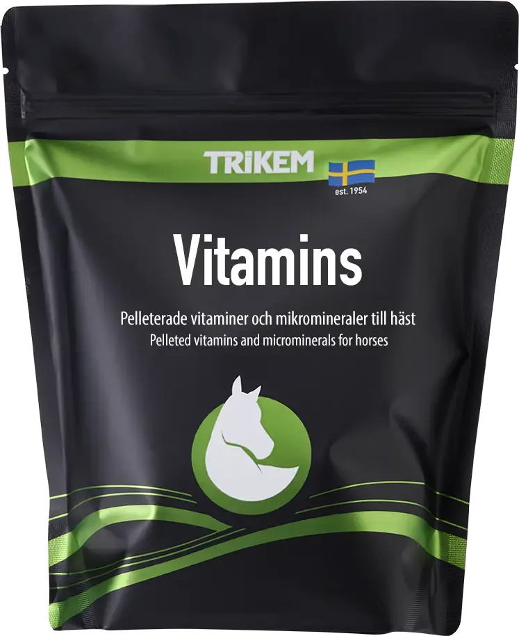 Vitamins Pellets 1000 g – tillskott för häst från Trikem