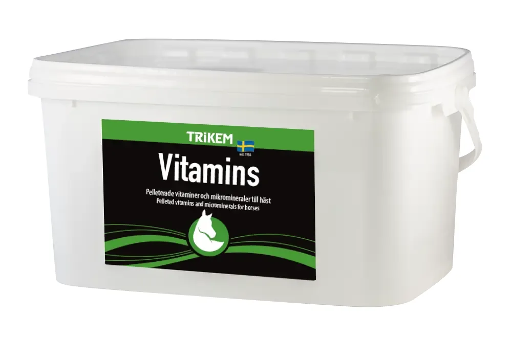 Vitamins Pellets 3500 g – tillskott för häst från Trikem