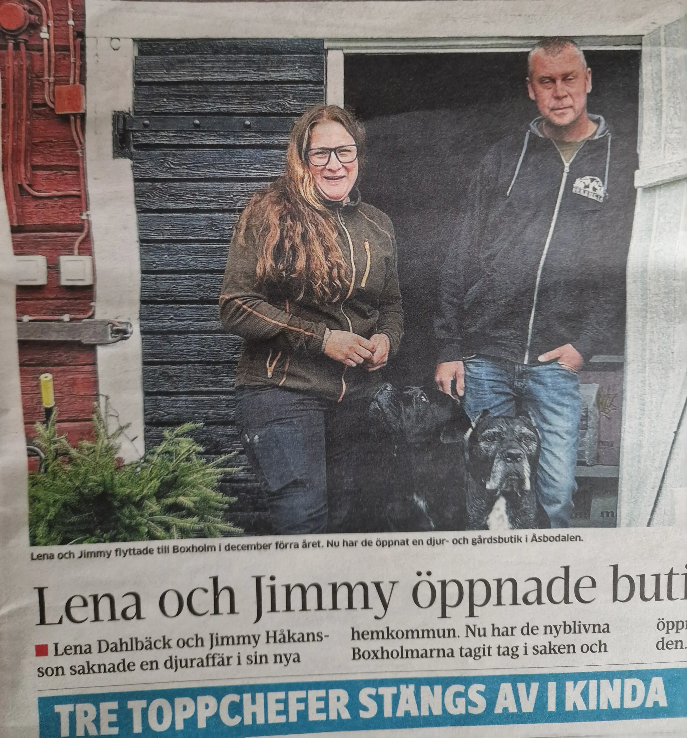 lena-och-jimmy-asbodalens-djurfoder-djurmat-boxholm-gardsbutik Lena och Jimmy startade en djur och gårdsbutik